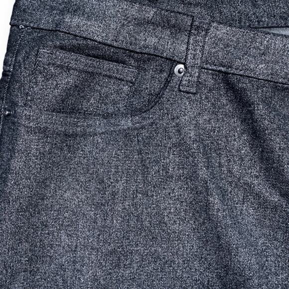 ModCloth Pants Metal Dipped and Dapper Skinny Jeans Black Silver Plus Size 26W - Picture 4 of 12